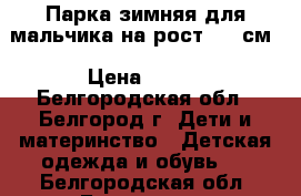 Парка зимняя для мальчика на рост 110 см › Цена ­ 300 - Белгородская обл., Белгород г. Дети и материнство » Детская одежда и обувь   . Белгородская обл.,Белгород г.